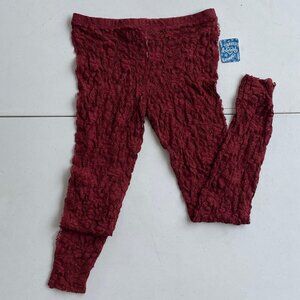 Red rust leggins- free people